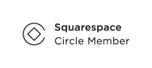 Squarespace Circle Member Logo - White
